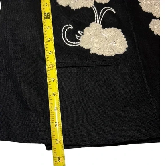 Chico’s Artisan Embroidered Jacket Size 1 (M/8) - Picture 4 of 10
